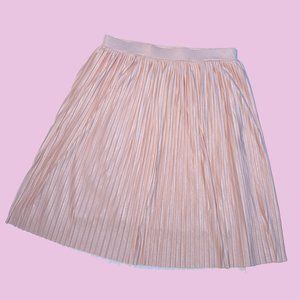 Shimmer Pink Skater Skirt
